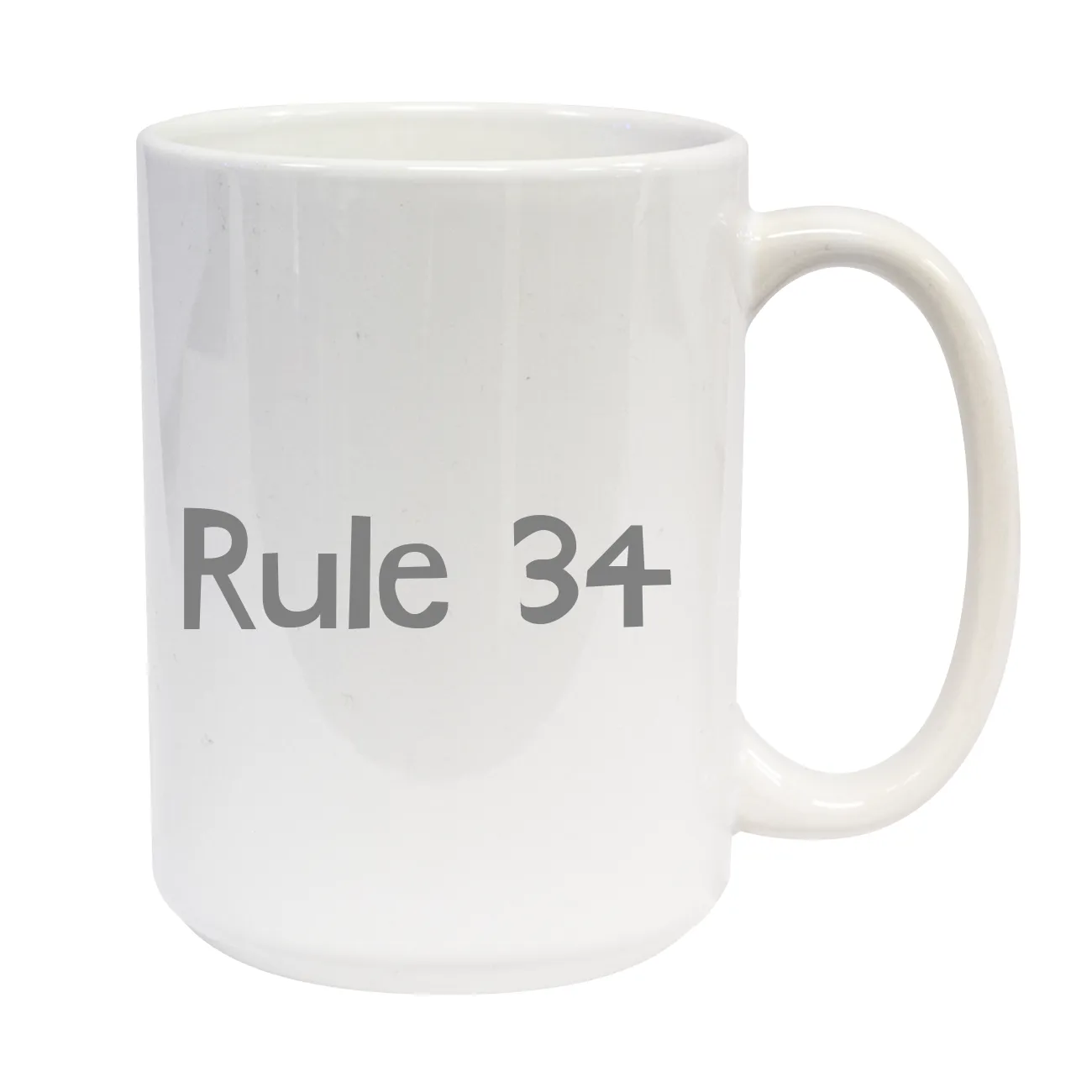 Rule 34 C-Handle Mug