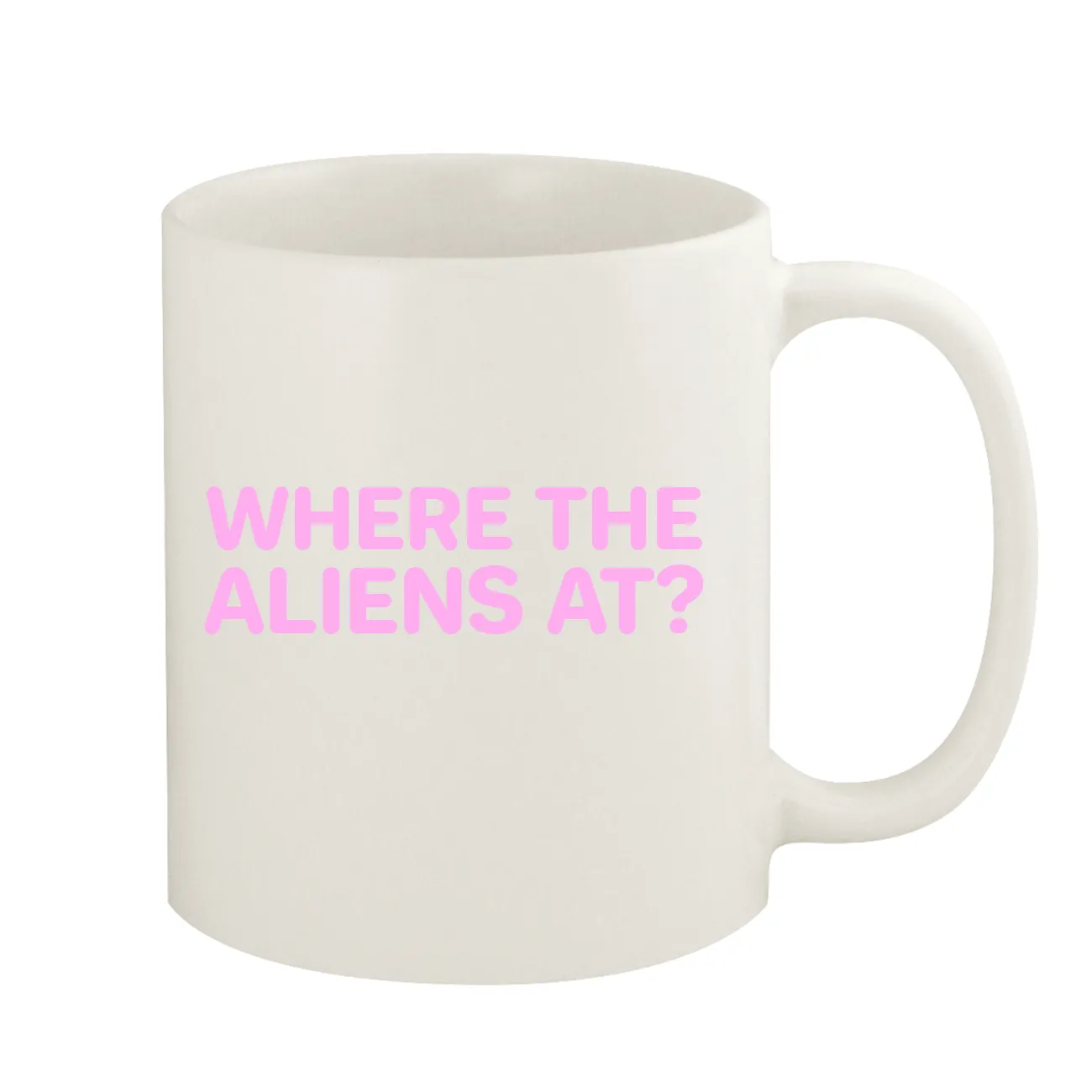 WHERE THE
ALIENS AT? Coffee Mug