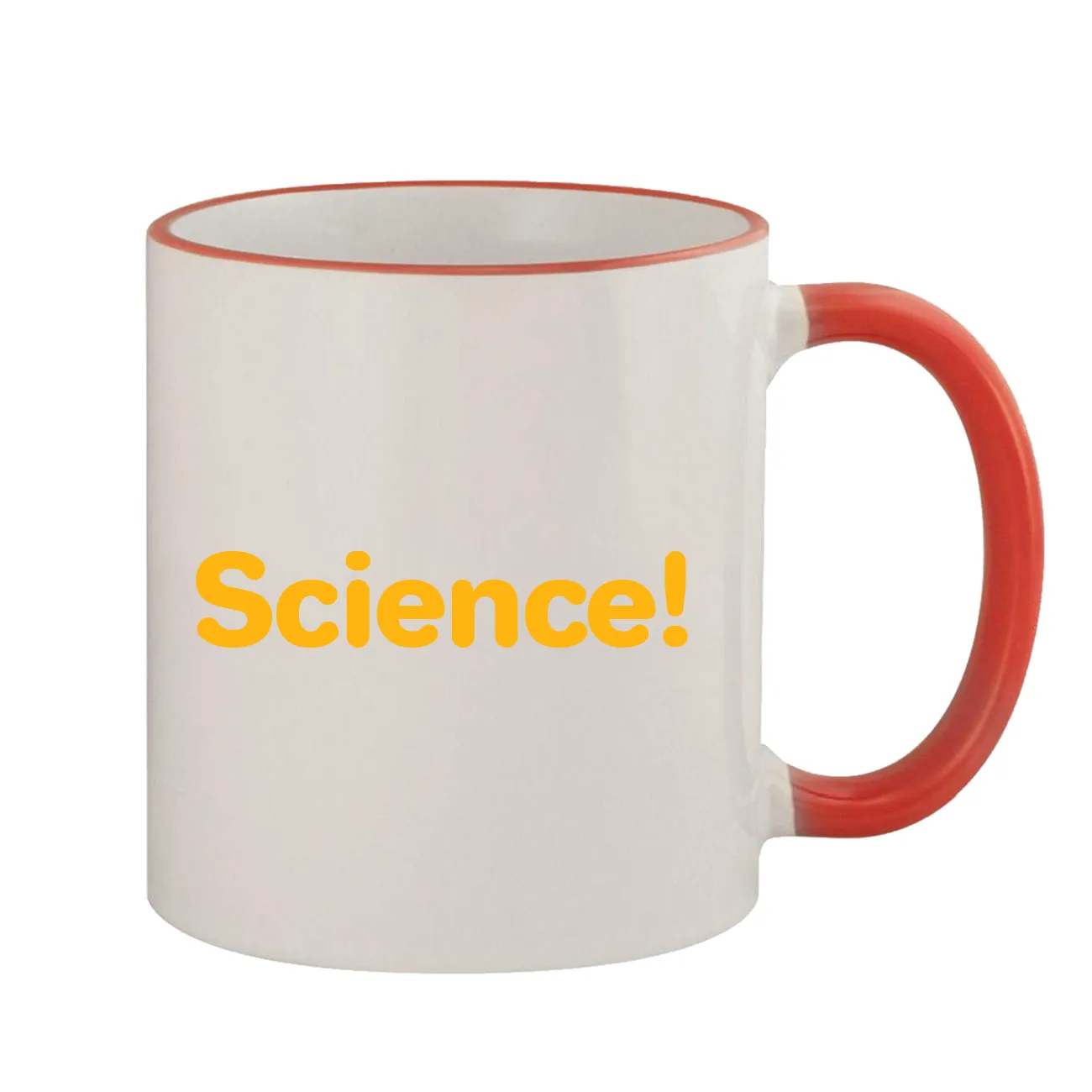 Science! Colored Handle Coffee Mug