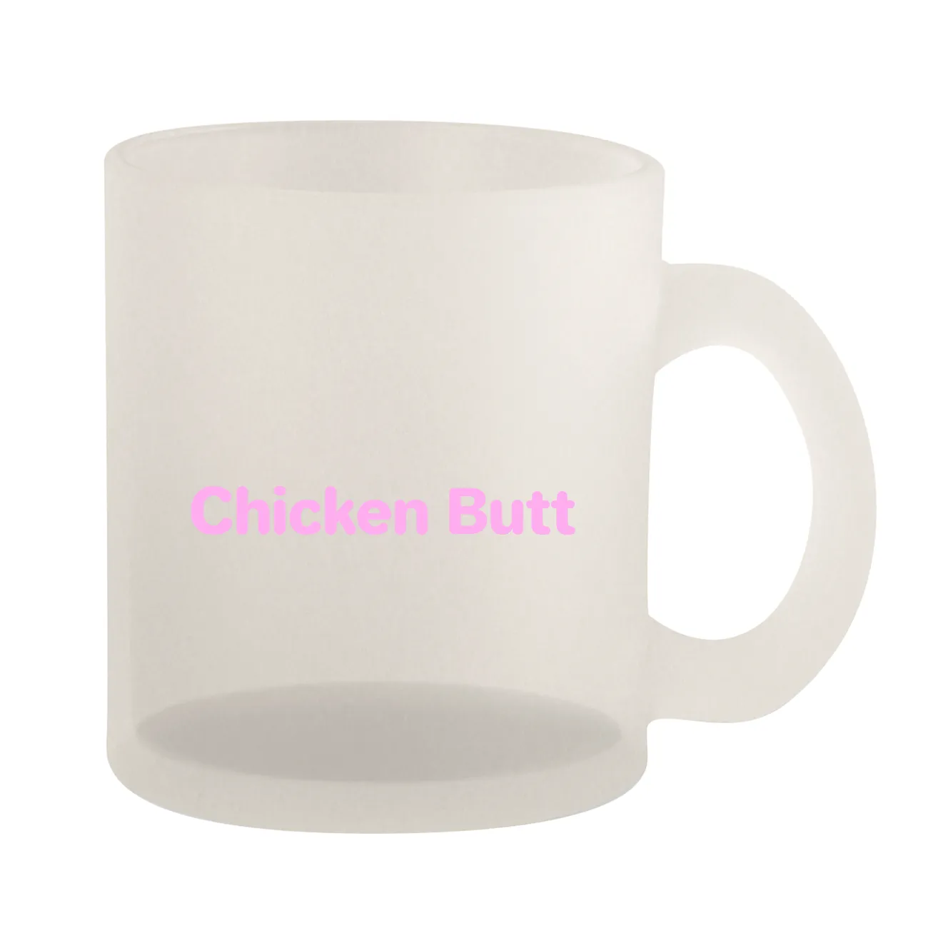 Chicken Butt Frosted Mug