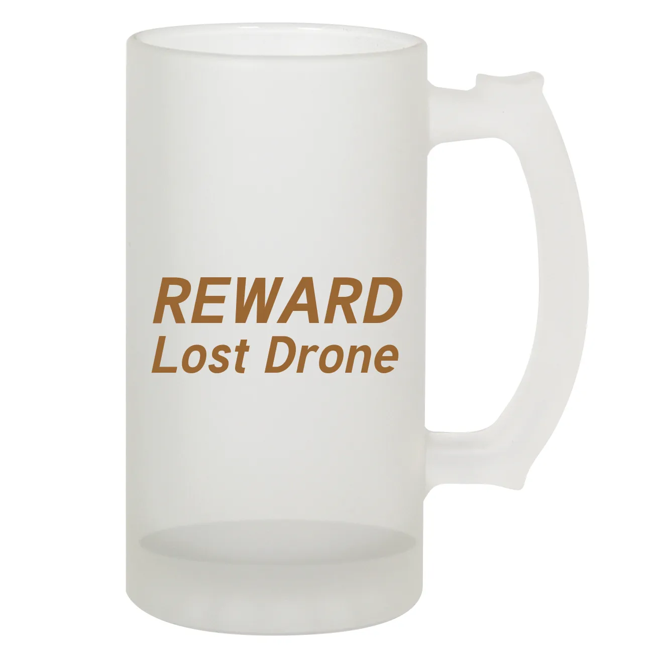 REWARD
Lost Drone Frosted Stein