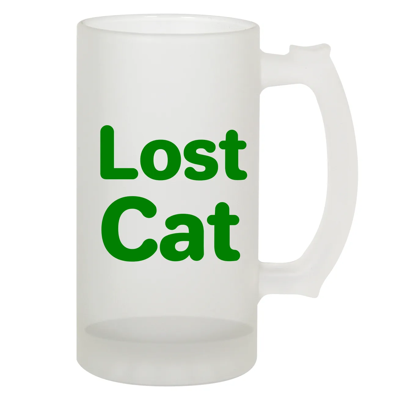 Lost
Cat Frosted Stein