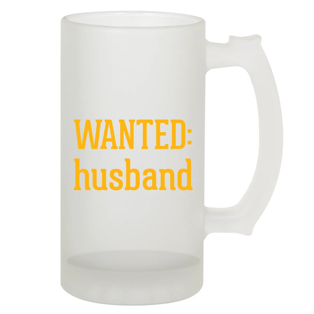 WANTED:
husband Frosted Stein