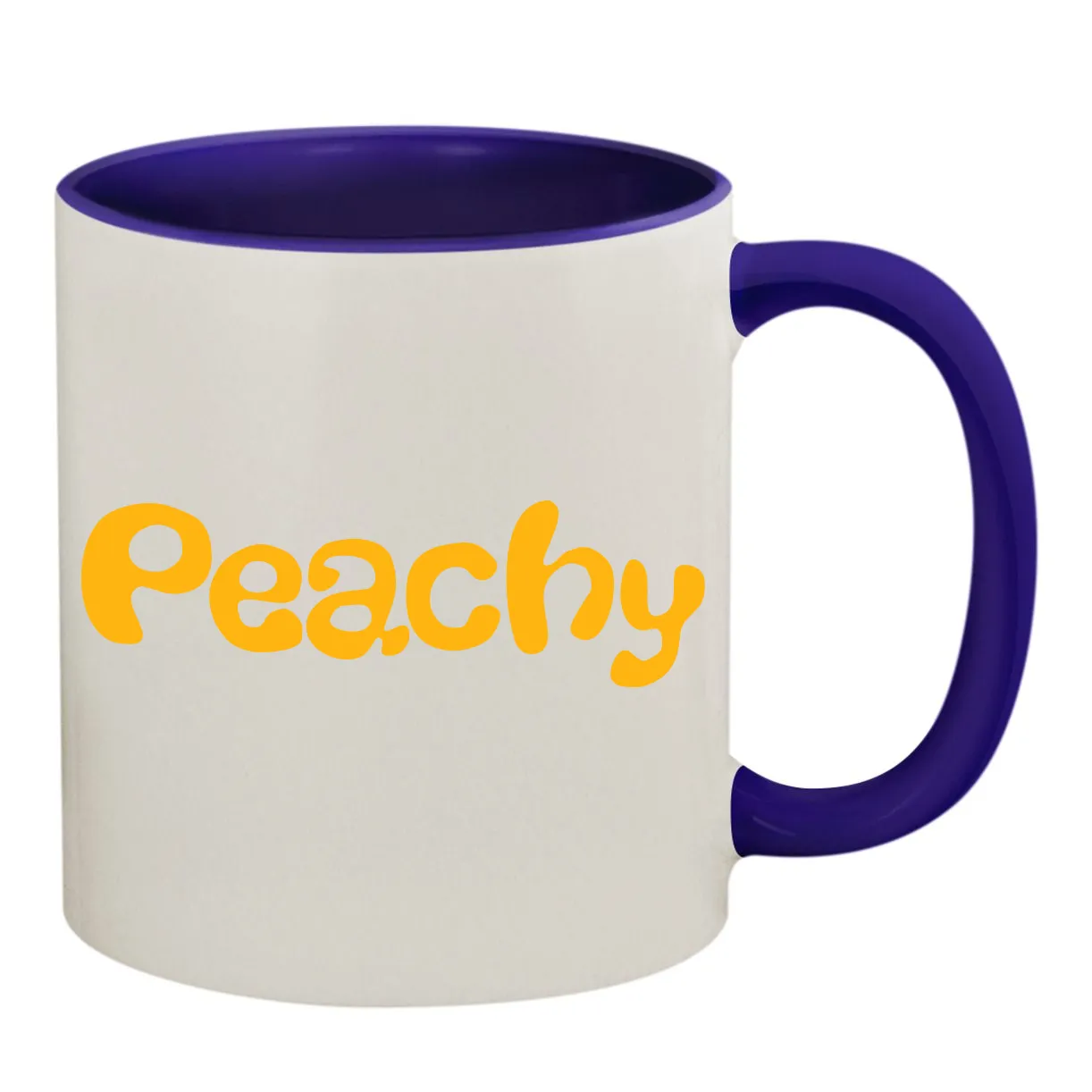 Peachy Colored Inner & Handle Mug