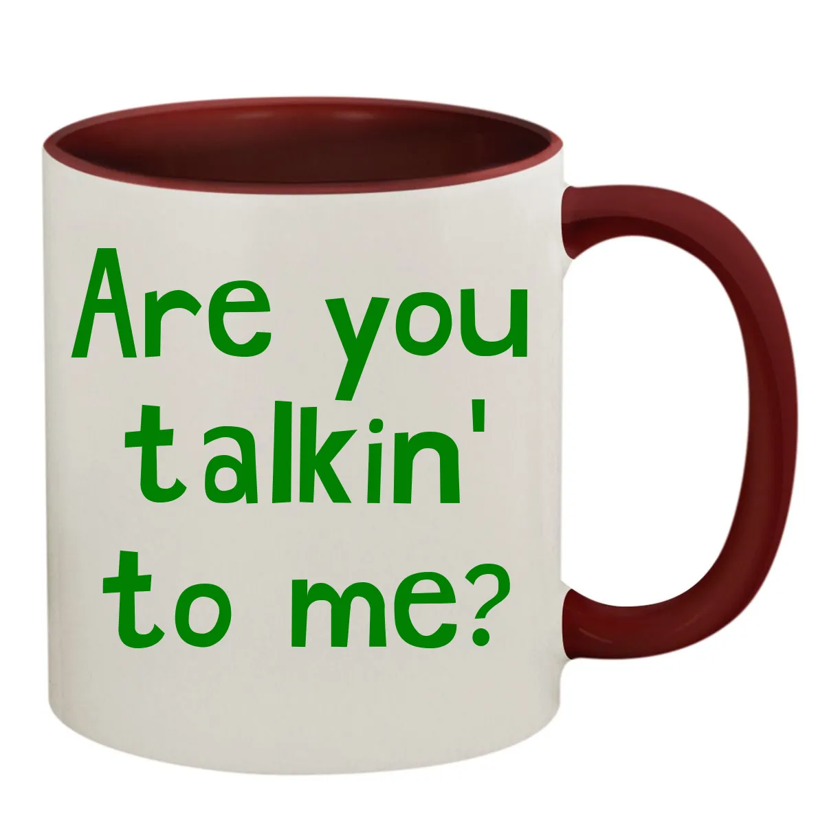 Are you
talkin'
to me? Colored Inner & Handle Mug