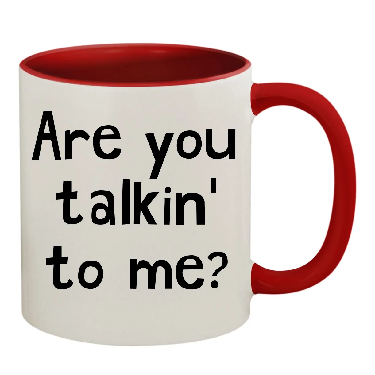 Are you
talkin'
to me? Colored Inner & Handle Mug