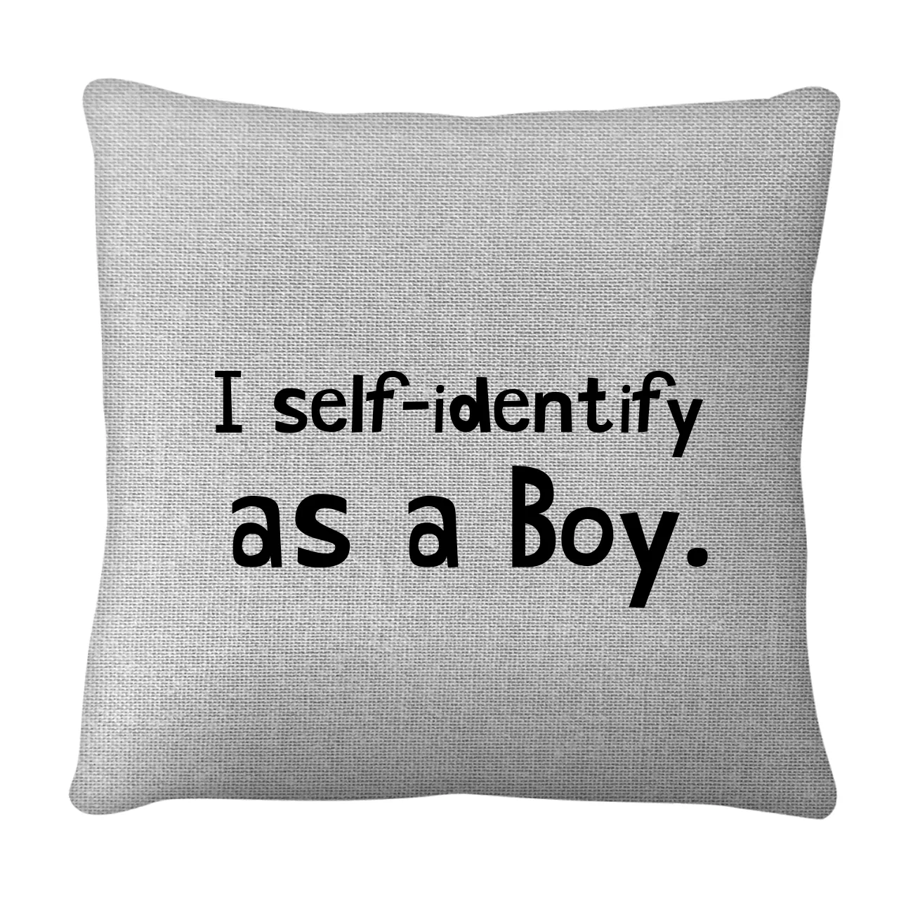 I self-identify
as a Boy. Pillow