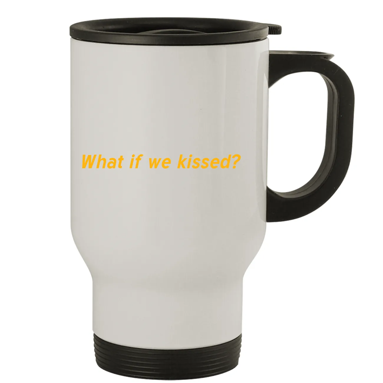 What if we kissed? Travel Mug