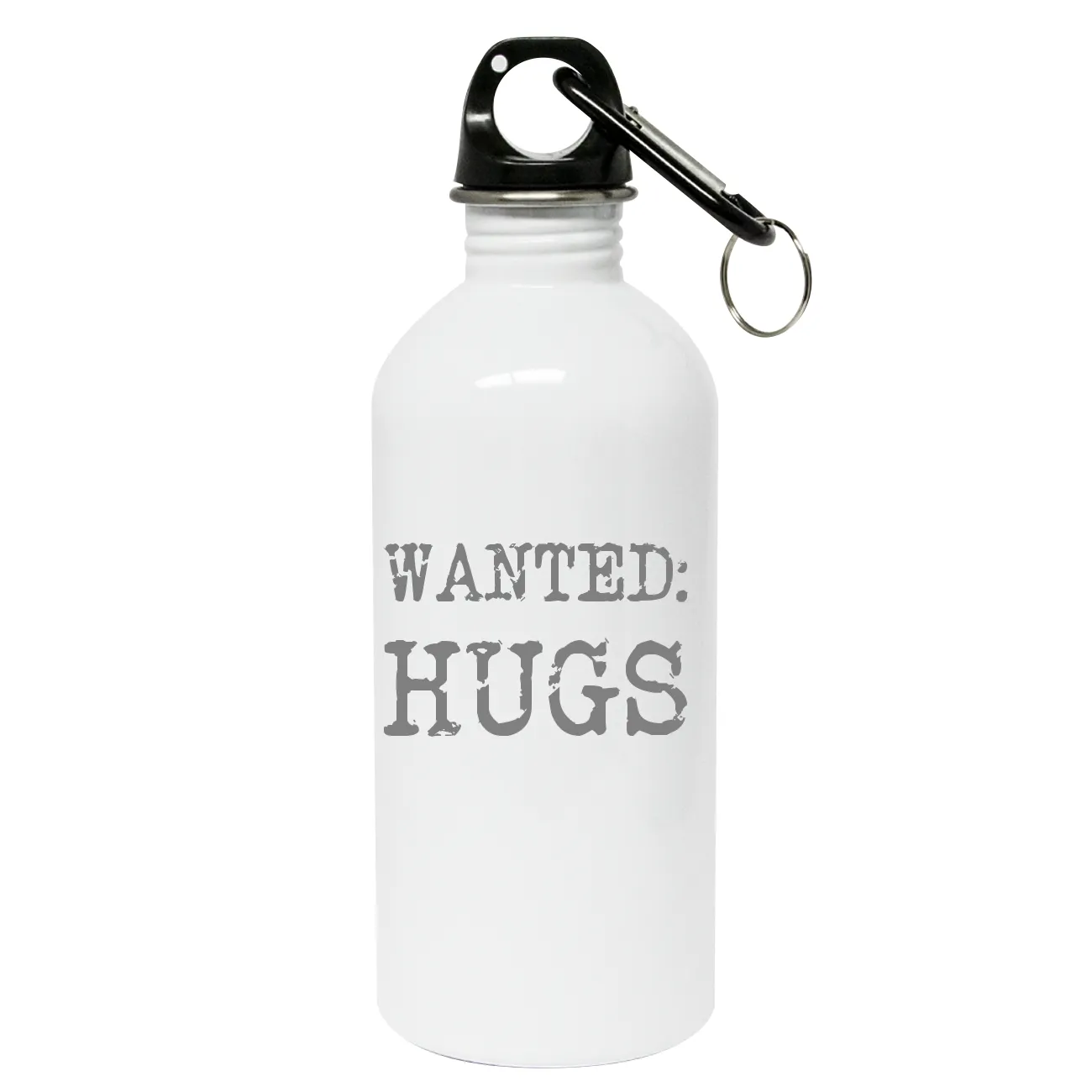 WANTED:
HUGS Water Bottle with Carabiner