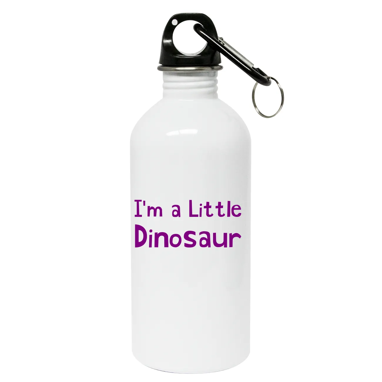 I'm a Little
Dinosaur Water Bottle with Carabiner