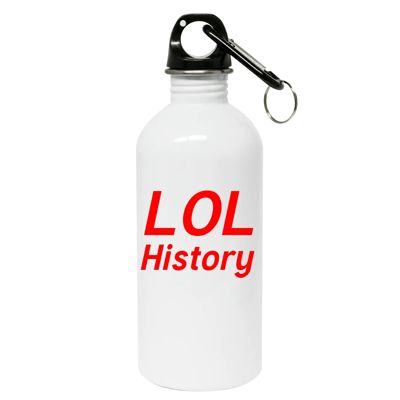 LOL
History Water Bottle with Carabiner